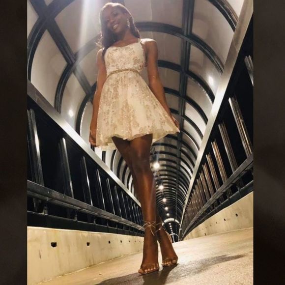 Silver High Heels Sandals with Rhinestone Block Heel & Strappy Adjustable Ankle - Picture 7 of 9